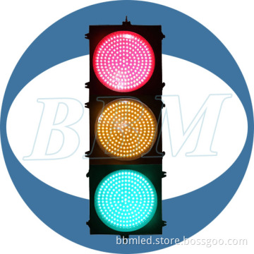 Special Design Illuminated Traffic Lights in Square